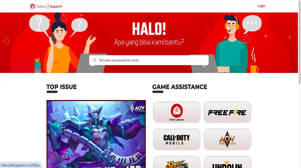 Prosedur Menghubungi Layanan Bantuan Garena Usai Akun Terblokir