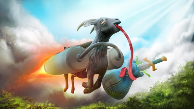 Aksi Kocak Kurir Goat Simulator Hadir di Dota 2 Workshop