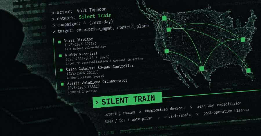 Jaringan Rahasia Silent Train: Taktik Spionase Siber Volt Typhoon Manfaatkan Empat Zero-Day