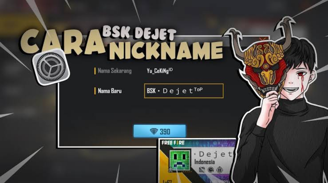 Kumpulan 100 Nama FF BSK Dejet Paling Keren dan Viral untuk Akun Game Kamu